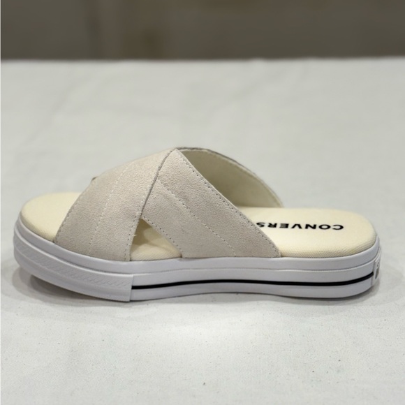 Converse 564144C One Star Sandal Slip Color White Size 7- New in Damaged Box - Picture 3 of 13